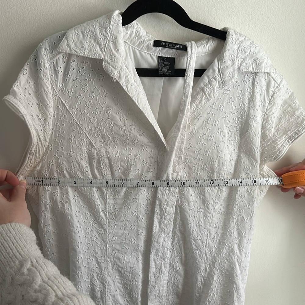 Autograph size 10 white lace dress - Picture 7 of 7